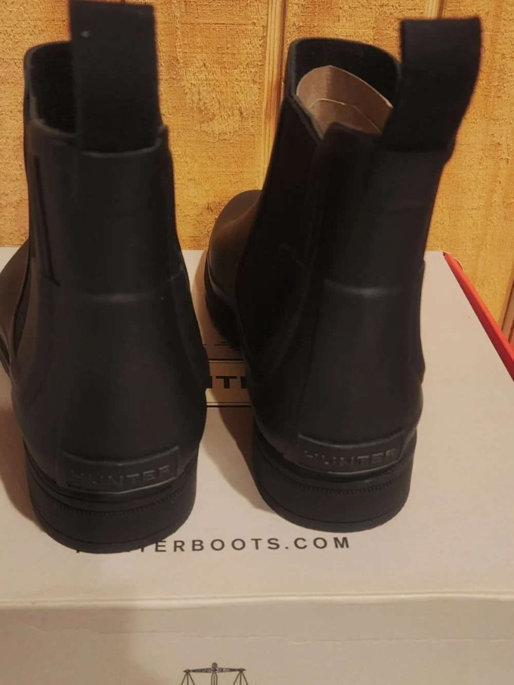 Hunter Men's Refined Slim Fit Waterproof Chelsea Boots Size 9US